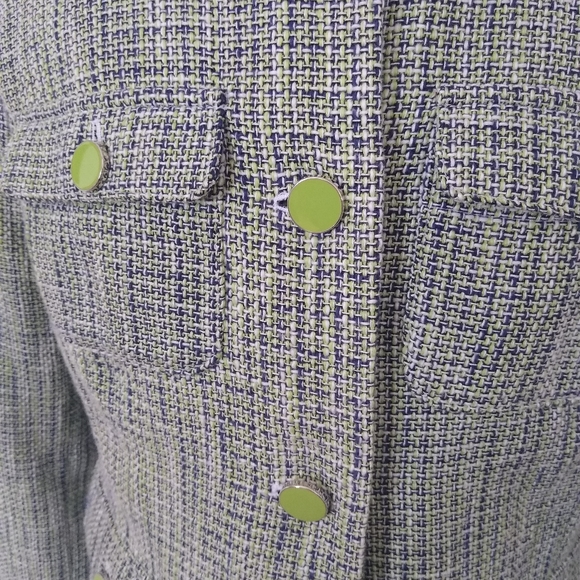 Premise Women's Tweed Blazer Jacket with Pockets - Picture 4 of 6